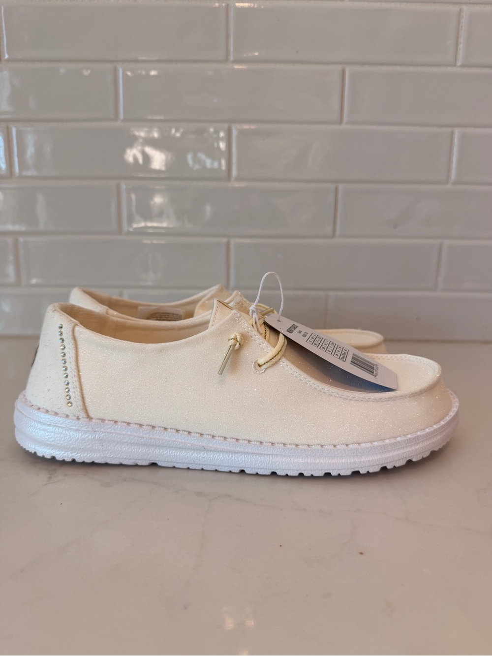 Hey Dude Wendy stardust slip ons size W11